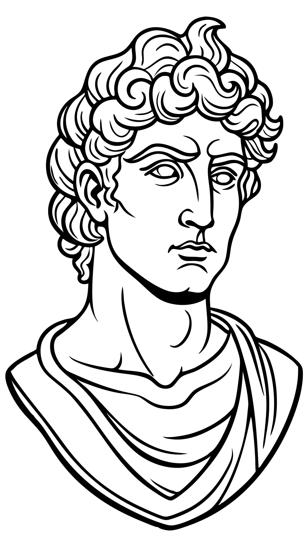 michelangelo coloring page